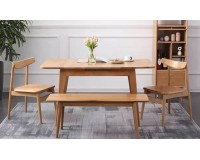 Berlin Solid Oak Extendable Dining Table (NEW ARRIVAL)